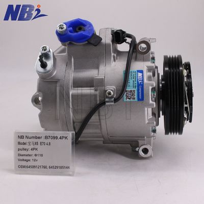 良い価格 BMW X5 E70 4.8 用 新しいプーリー 4PK 110mm 直径 12V 電圧 OEM 64509121760, 64529185144 エアコンプレッサー オンライン