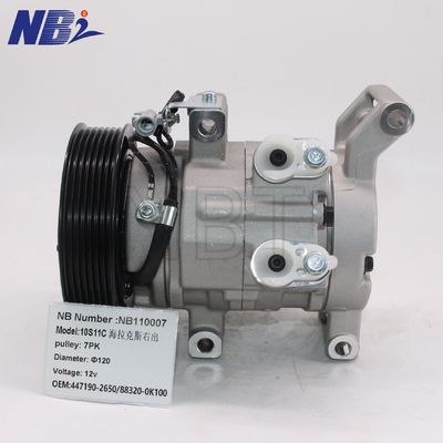良い価格 ハイラックス直流式空気圧縮機 FAW 10s11c 7 PK12VOEM 447190-2650/88320-0K100 使用状態 12V 電圧 オンライン