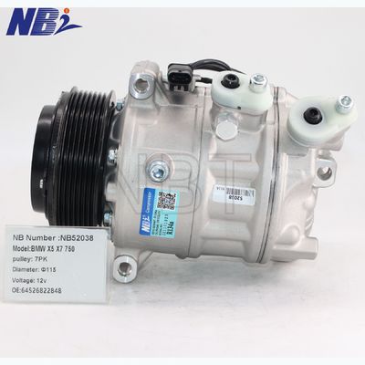 64526822848 BMW 750i 520i X5 X7用カーオートACコンプレッサー 645256802 エアコンコンプレッサー 12V